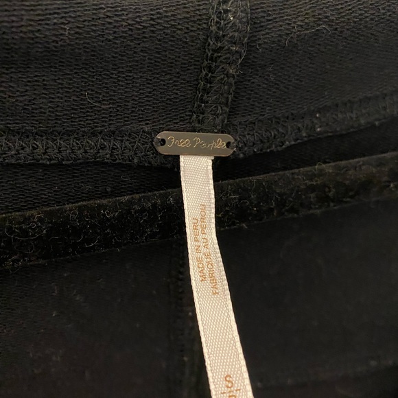 Free People Black Sweatshirt-tunic - Picture 5 of 5